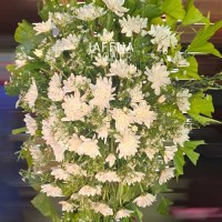 White Flower Wreath